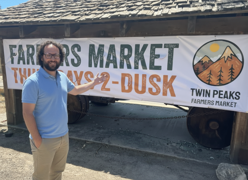 Alexander Vallejos at Twin Peaks Farmers Market